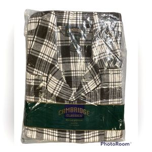 NWT Vintage Men’s Cambridge Classics Mervyn’s Flannel Pajamas Size M